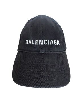 Balenciaga Archetype Logo Baseball Cap Black Made in Italy Adjustable